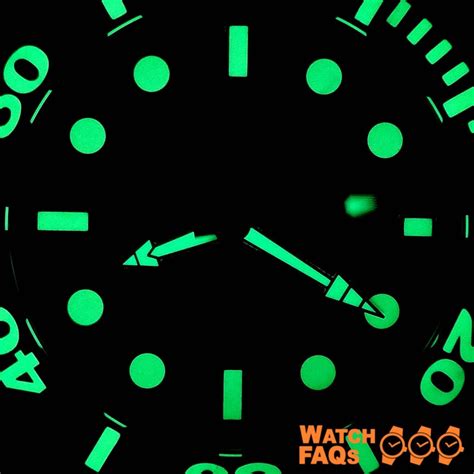 rolex glow in dark|how long does superluminova glow.